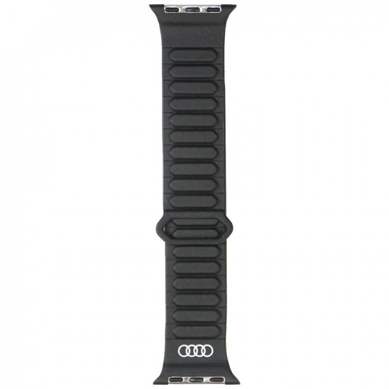 Strap Audi Logo Synthetic Leather Magnetic Ring for Apple Watch 40/41/42mm black Strap Audi Logo Synthetic Leather Magnetic Ring for Apple Watch 40/41/42mm black