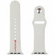 Strap Audi Sport Red Logo Silicone Watch Strap for Apple Watch 40/41/42mm white Strap Audi Sport Red Logo Silicone Watch Strap for Apple Watch 40/41/42mm white