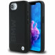 Case BMW Leather Hot Stamp for iPhone 16e black Case BMW Leather Hot Stamp for iPhone 16e black