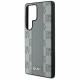Case DKNY Leather Checkered Pattern MagSafe for Samsung Galaxy S25 Ultra taupe