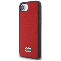 ase Lacoste Iconic Petit Pique Woven Logo MagSafe for iPhone 16e red