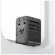 Travel Charger Adapter USAMS CC310 3xUSB-C 70W 4in1 US/AU/EU/UK black