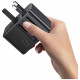 Travel Charger Adapter USAMS CC310 3xUSB-C 70W 4in1 US/AU/EU/UK black