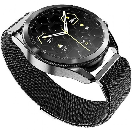 Mercury Mesh Apple Watch strap 42/44/45mm black/black