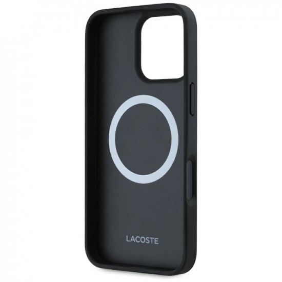 Set 2in1 Lacoste Case + Cable USB-C Iconic Petit Pique Woven MagSafe for iPhone 16 Pro Max black Set 2in1 Lacoste Case + Cable USB-C Iconic Petit Pique Woven MagSafe for iPhone 16 Pro Max black
