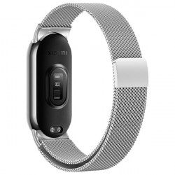 Beline Mi Band 9/8 Magnetic Strap Silver