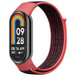 Beline Mi Band 9/8 NylonLoop strap red-black