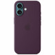 Apple MYY43ZM/A iPhone 16 6.1" MagSafe Plum Silicone Case Apple MYY43ZM/A iPhone 16 6.1" MagSafe Plum Silicone Case