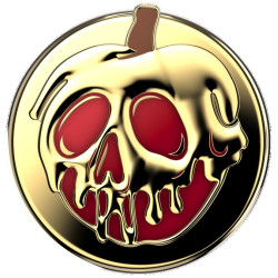 Popsockets Round Disney Enamel Poison Apple MagSafe Phone Holder and Stand Gold 114075