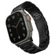 UNIQ Osta Apple Watch 4/5/6/7/SE/8/Ultra 44/45/49mm Stainless Steel midnight black