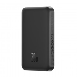 Baseus powerbank 5000mAh 20W with inductive charging + USB-C cable (20V/3A) black