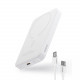 Baseus powerbank 5000mAh 20W with inductive charging + USB-C cable (20V/3A) white Baseus powerbank 5000mAh 20W with inductive charging + USB-C cable (20V/3A) white