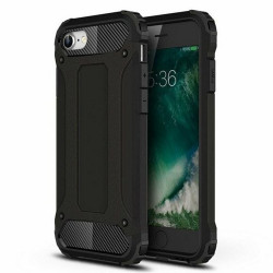 Techsuit Hybrid Armor iPhone 7 / 8 / SE 2, SE 2020 / SE 3, SE 2022 Black