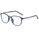 Techsuit Anti Blue Light Glasses Reflex PC (F2822) Round Blue