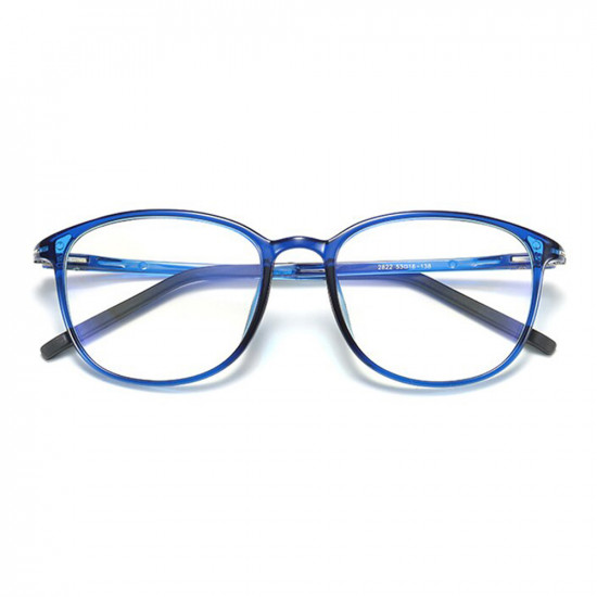Techsuit Anti Blue Light Glasses Reflex PC (F2822) Round Blue