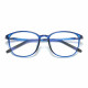 Techsuit Anti Blue Light Glasses Reflex PC (F2822) Round Blue