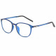 Techsuit Anti Blue Light Glasses Reflex PC (F2822) Round Blue
