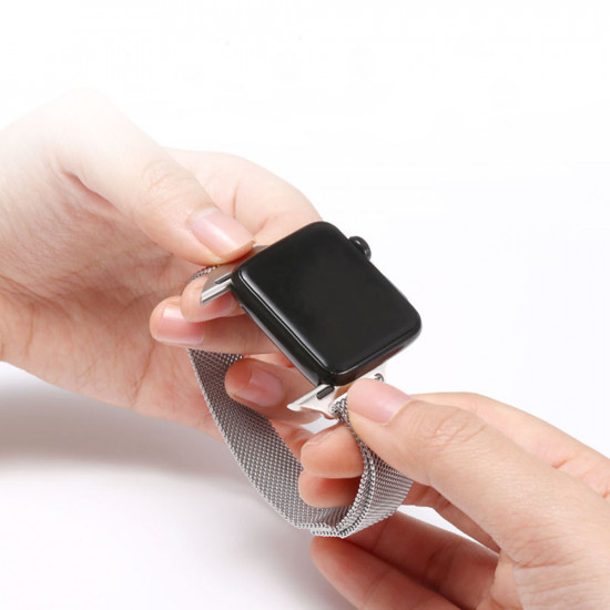 Techsuit Watchband (W034) Apple Watch 1/2/3/4/5/6/7/8/9/SE/SE 2 (38/40/41mm) Pink Techsuit Watchband (W034) Apple Watch 1/2/3/4/5/6/7/8/9/SE/SE 2 (38/40/41mm) Pink