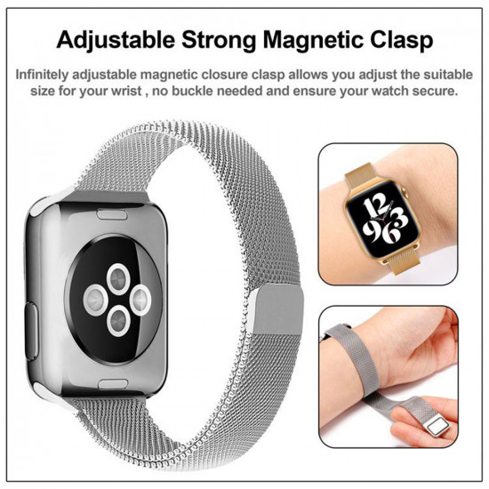 Techsuit Watchband (W034) Apple Watch 1/2/3/4/5/6/7/8/9/SE/SE 2 (38/40/41mm) Pink Techsuit Watchband (W034) Apple Watch 1/2/3/4/5/6/7/8/9/SE/SE 2 (38/40/41mm) Pink