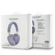 Guess Bluetooth on-ear headphones GUBHK1GCTCSU purple Gcube Metallic Script Logo