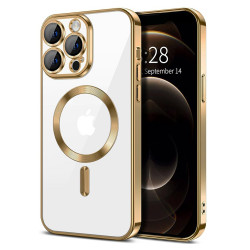 Techsuit Luxury Crystal MagSafe iPhone 12 Pro Max Gold
