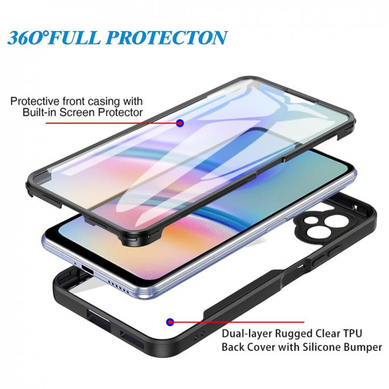 Techsuit ColorVerse 360 Series + Screen Protector Samsung Galaxy A05 Pink