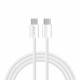 Lito Data Cable Type C to Type C Fast Charging PD60W, 1m White