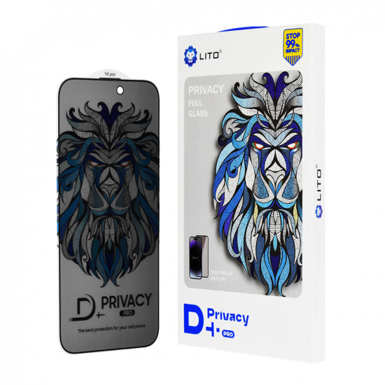 Lito D+ Pro Privacy iPhone 14 Pro Black