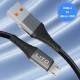 Lito Data Cable (LD08) USB A to Micro USB, Quick Charging, 2.4A, 1m Black