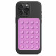 Techsuit Phone Holder (SP PAD) Suction Pad for Selfies, Silicone, Adhesive Mount, Rectangular Shape Purple