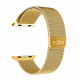 Fixed Mesh Strap 32mm Apple Watch 1/2/3/4/5/6/7/8/9/10/SE/SE 2 (38/40/41/42mm) Gold
