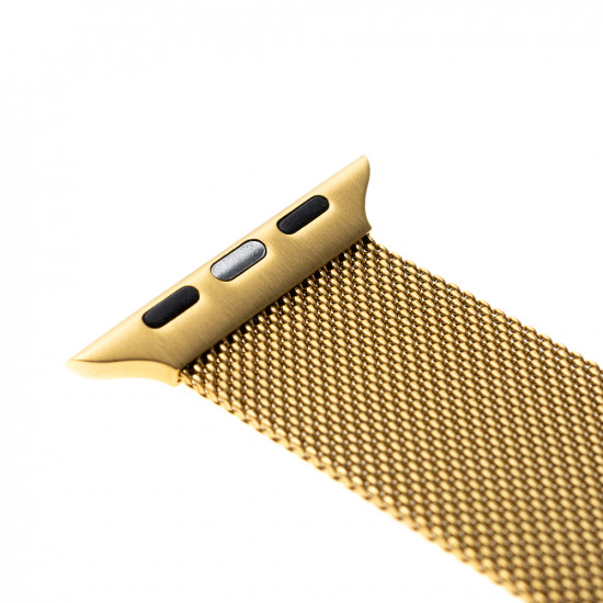 Fixed Mesh Strap 32mm Apple Watch 1/2/3/4/5/6/7/8/9/10/SE/SE 2 (38/40/41/42mm) Gold