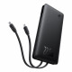 Baseus Power Bank Airpow Air Lite (P10067501123 00) USB, Type C, Dual Cable USB C, Lightning, 22.5W, 10000mAh Black Baseus Power Bank Airpow Air Lite (P10067501123 00) USB, Type C, Dual Cable USB C, Lightning, 22.5W, 10000mAh Black
