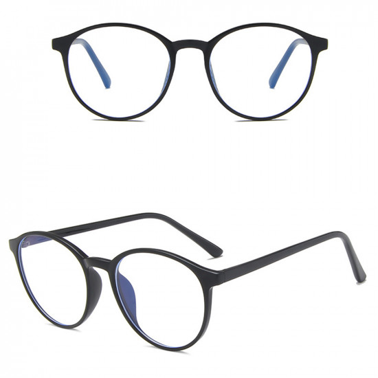 Techsuit Anti Blue Light Glasses Reflex TR90 (F8551 C2) Round Sand Black