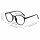 Techsuit Anti Blue Light Glasses Reflex TR90 (F8551 C2) Round Sand Black