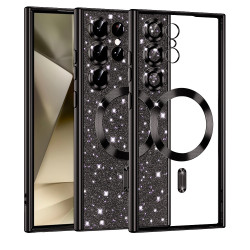 Techsuit Luxury Glitter MagSafe Samsung Galaxy S25 Ultra Black