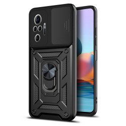 Techsuit CamShield Series Xiaomi Redmi Note 10 Pro / Note 10 Pro Max Black