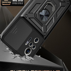 Techsuit CamShield Series Xiaomi Redmi Note 10 Pro / Note 10 Pro Max Black