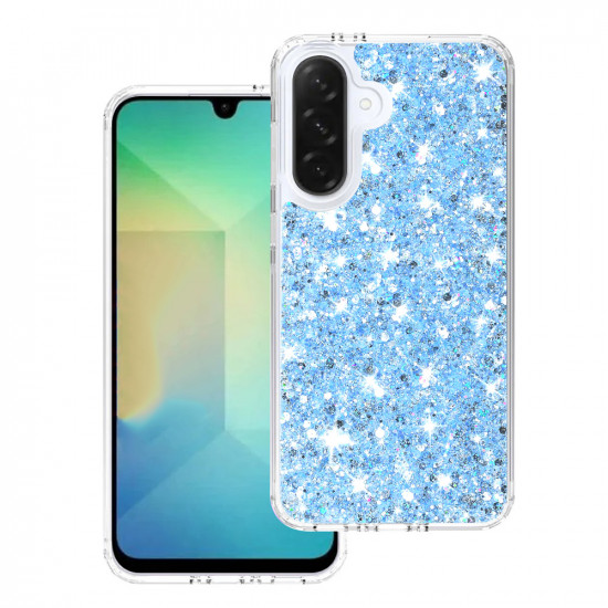 Techsuit Sparkly Glitter Samsung Galaxy A26 5G Blue Techsuit Sparkly Glitter Samsung Galaxy A26 5G Blue