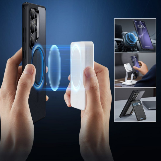 ESR Classic Hybrid HaloLock Samsung Galaxy S25 Ultra Frosted Black