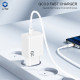 Lito Wall Charger (LC08) USB PD18W, PC Fireproof, EU Plug White Lito Wall Charger (LC08) USB PD18W, PC Fireproof, EU Plug White
