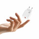 Lito Wall Charger (LC08) USB PD18W, PC Fireproof, EU Plug White Lito Wall Charger (LC08) USB PD18W, PC Fireproof, EU Plug White