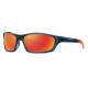 Techsuit  Bike Glasses (24101)  for Cycling and Sport Outdoor Activities, Polarized, Unisex  Black / Orange