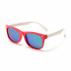 Techsuit  Sunglasses Polarised (D802)  for Kids, UV Protection  Red / White / Green