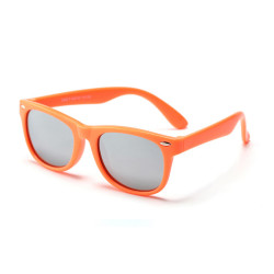 Techsuit  Sunglasses Polarised (D802)  for Kids, UV Protection  Orange / Mercury