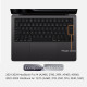 Techsuit Premium Keyboard Cover PureTypeX (KC1) Ultra Thin, for MacBook Pro 14 (2024 2021)/ Air 13/15 (2022 2025) Clear Techsuit Premium Keyboard Cover PureTypeX (KC1) Ultra Thin, for MacBook Pro 14 (2024 2021)/ Air 13/15 (2022 2025) Clear