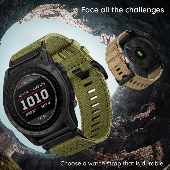 Techsuit Watchband QuickFit 22mm (W070) Garmin Fenix 5/5 Plus 6/6 Pro/7/Forerunner 935/945/Approach S60 Orange Blossom Techsuit Watchband QuickFit 22mm (W070) Garmin Fenix 5/5 Plus 6/6 Pro/7/Forerunner 935/945/Approach S60 Orange Blossom