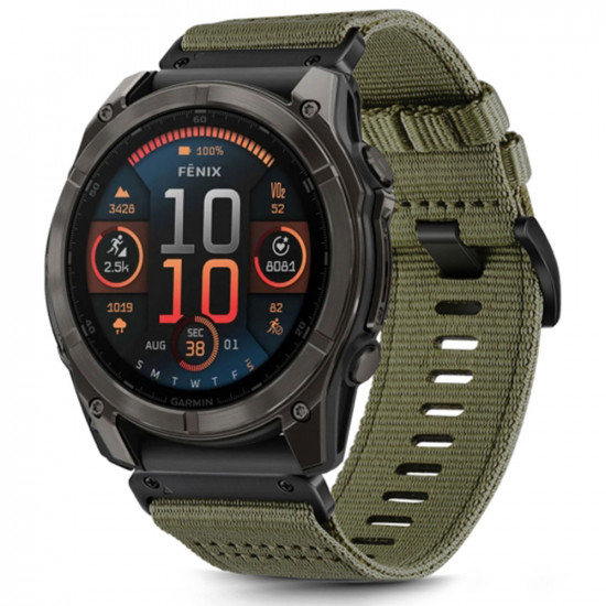 Techsuit Watchband QuickFit 22mm (W070) Garmin Fenix 5/5 Plus 6/6 Pro/7/Forerunner 935/945/Approach S60 Camo Green Techsuit Watchband QuickFit 22mm (W070) Garmin Fenix 5/5 Plus 6/6 Pro/7/Forerunner 935/945/Approach S60 Camo Green