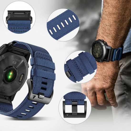 Techsuit Watchband QuickFit 22mm (W070) Garmin Fenix 5/5 Plus 6/6 Pro/7/Forerunner 935/945/Approach S60 Camo Green Techsuit Watchband QuickFit 22mm (W070) Garmin Fenix 5/5 Plus 6/6 Pro/7/Forerunner 935/945/Approach S60 Camo Green