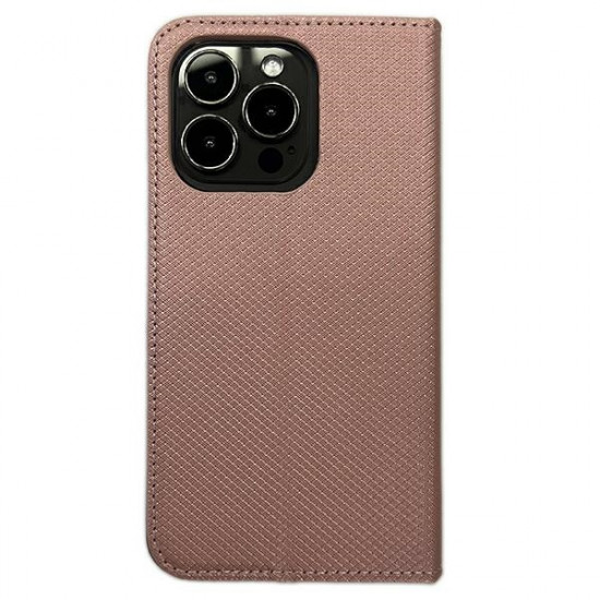 Smart Magnet book case iPhone 15 6.1" rose gold/rose gold Smart Magnet book case iPhone 15 6.1" rose gold/rose gold